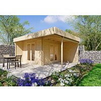 26 % Discount! Fjordholz Flachdach Holzhütten Modell Aaron 28 20m² Unkategorisiert online kaufen