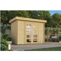 26 % Discount! Fjordholz Flachdach Holzhütten Modell Chris 28 6m² Unkategorisiert online kaufen