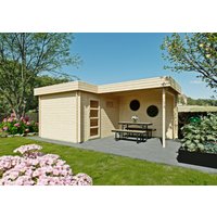 26 % Discount! Fjordholz Flachdach Holzhütten Modell Odina 28 A 18m² Unkategorisiert online kaufen