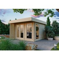 26 % Discount! Fjordholz Flachdach Holzhütten Modell Pina 28 9m² Unkategorisiert online kaufen