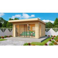 26 % Discount! Fjordholz Holzhütten Alu Concept 44 E 24m² Unkategorisiert online kaufen