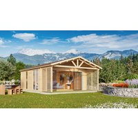 26 % Discount! Fjordholz Holzhütten Alu Concept Arosa 44 C 20m² Unkategorisiert online kaufen