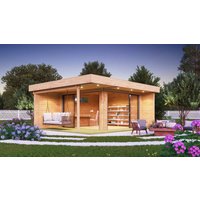 26 % Discount! Fjordholz Holzhütten Alu Concept Relax 44 A 24m² Unkategorisiert online kaufen