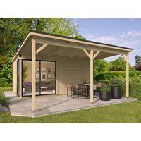 26 % Discount! Fjordholz Holzhütten Modell Amrum-5 mit Vordach 20m² Unkategorisiert online kaufen