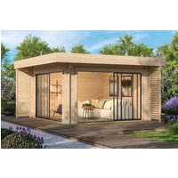 26 % Discount! Fjordholz Holzhütten Modell Bobby 44 Alu 20m² Unkategorisiert online kaufen