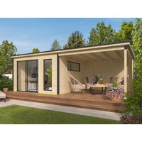 26 % Discount! Fjordholz Holzhütten Modell Juist-2 mit Anbau 16m² Unkategorisiert online kaufen