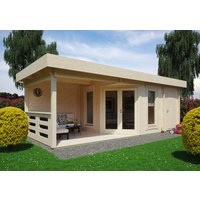 26 % Discount! Fjordholz Holzhütten Modell Nora 44 E Modern 40m² Unkategorisiert online kaufen