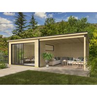 26 % Discount! Fjordholz Holzhütten Modell Poel-2-mit-Anbau 16m² Unkategorisiert online kaufen