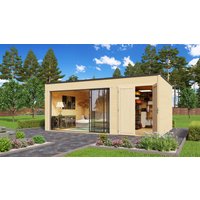 26 % Discount! Fjordholz Holzhütten Modell Q-BIC Alu 44 H 24m² Unkategorisiert online kaufen