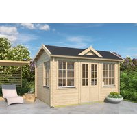 26 % Discount! Fjordholz Holzhütten Modell Teehaus Oxford 44 16m² Unkategorisiert online kaufen