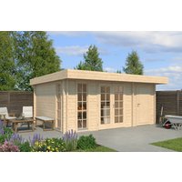 26 % Discount! Fjordholz Holzhütten Modell Theo 44 in Schwedenrot 20m² Unkategorisiert online kaufen