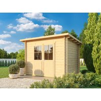 26 % Discount! Fjordholz Pultdach Holzhütten Modell Ezra 2D 9m² Unkategorisiert online kaufen