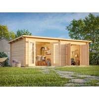 26 % Discount! Fjordholz Pultdach Holzhütten Modell Ezra 2P 18m² Unkategorisiert online kaufen