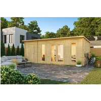 26 % Discount! Fjordholz Pultdach Holzhütten Modell Mali 28 B 18m² Unkategorisiert online kaufen