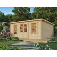 26 % Discount! Fjordholz Pultdach Holzhütten Modell Rex 28 A 15m² Unkategorisiert online kaufen