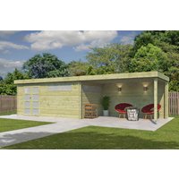 26 % Discount! Flachdach Holzhütten Modell Nelo 44 D mit 400 cm A 28m² Unkategorisiert online kaufen 26 % Discount! Flachdach Holzhütten Modell Nelo 44 D mit 400 cm A 28m² Unkategorisiert online kaufen