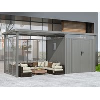 34 % Discount! Metall Gerätehaus Modell Style 4,45 m² Spar-Set 5 21m² Unkategorisiert online kaufen