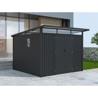 38 % Discount! Metall Geräteschuppen Modell Skylight 7,56 m² Anth 9m² Unkategorisiert online kaufen