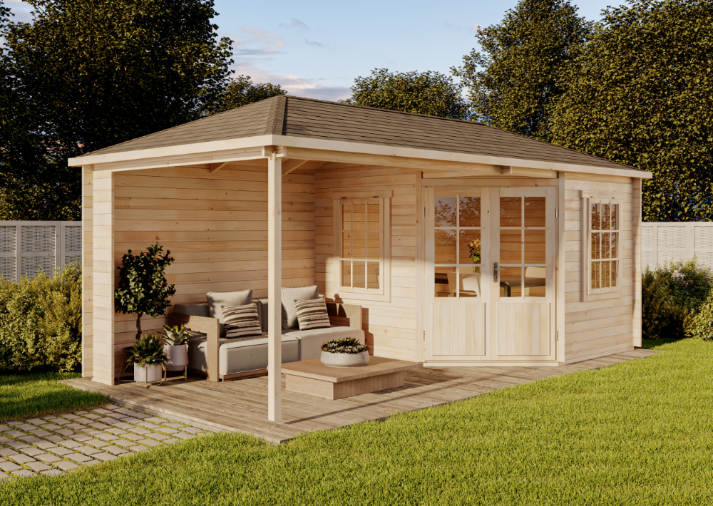 5-Eck Gartenhaus Mosel | 6x3m | Rabatt:16% Unkategorisiert online kaufen