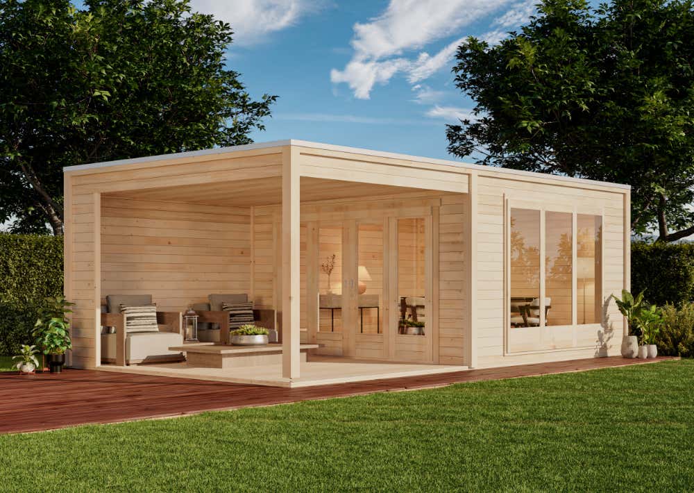 Design Gartenhaus Cubus Plus | 7x4m