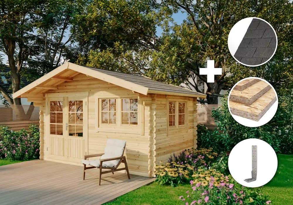 ECO Set - Gartenhaus Gabriel 400 x 300 cm | 4x3m Unkategorisiert online kaufen ECO Set - Gartenhaus Gabriel 400 x 300 cm | 4x3m Unkategorisiert online kaufen