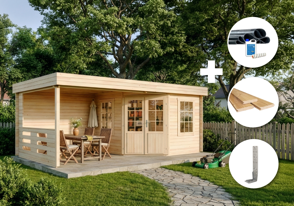 ECO Set - Gartenhaus Hanna | 6x3m Unkategorisiert online kaufen ECO Set - Gartenhaus Hanna | 6x3m Unkategorisiert online kaufen