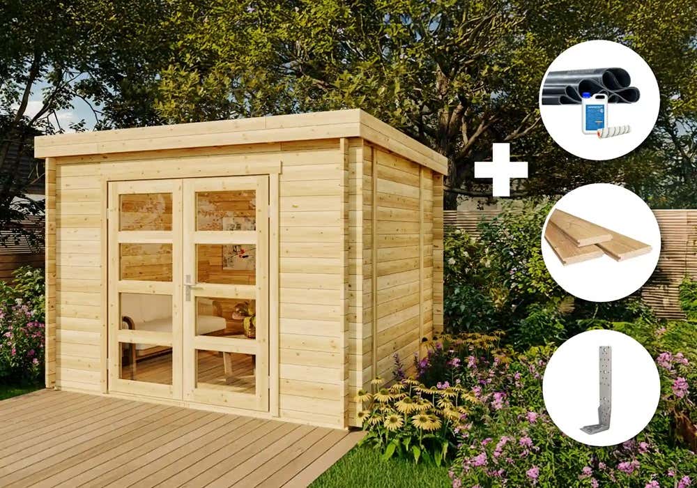 ECO Set - Gartenhaus Paloma Sol | 3x3m Unkategorisiert online kaufen ECO Set - Gartenhaus Paloma Sol | 3x3m Unkategorisiert online kaufen