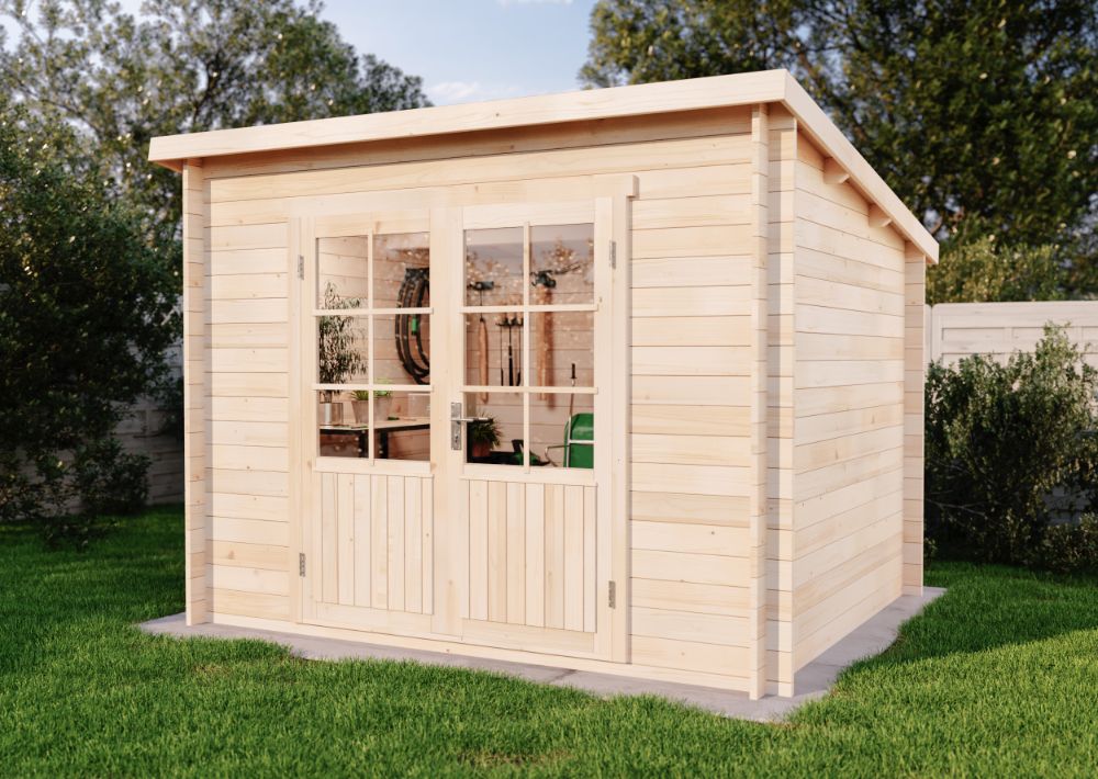 Pultdach Gartenhaus Maria | 3x3m | Rabatt:17% Unkategorisiert online kaufen