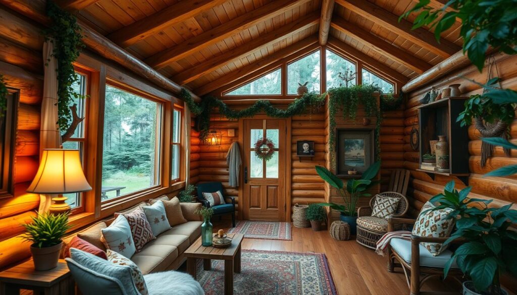 Gemütliche Holzhütte Farbkonzept Gemütliche Holzhütte Farbkonzept