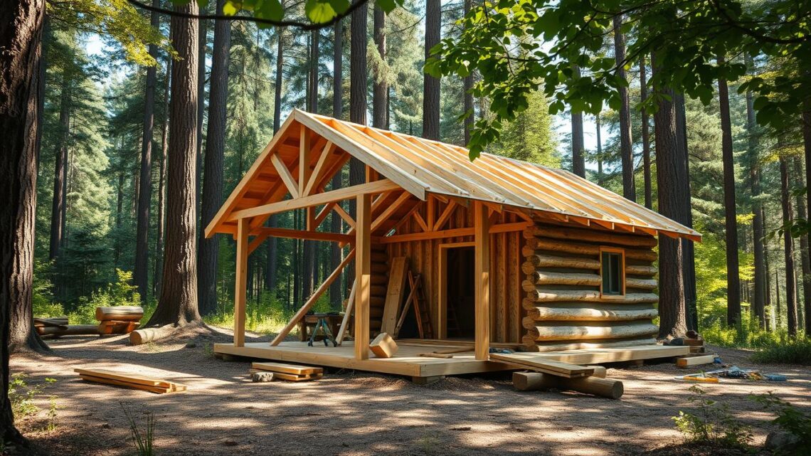 Holzhütte selber bauen – Schritt für Schritt Anleitung