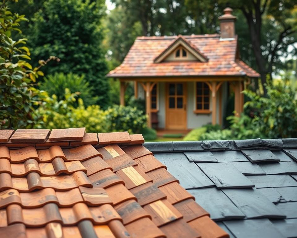 Dacheindeckung Auswahlkriterien für Gartenhaus