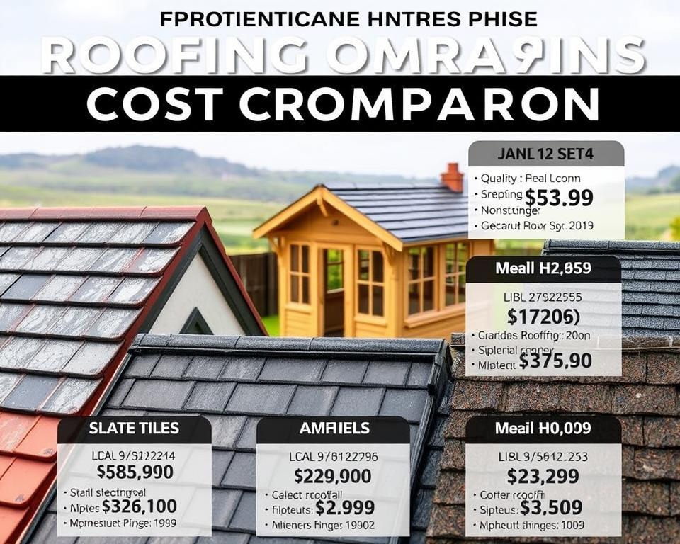 Kostenvergleich Gartenhausdach