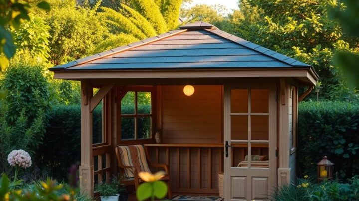 Günstigste Dacheindeckung für ein Gartenhaus