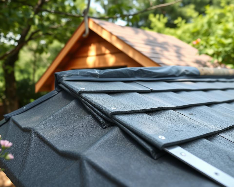 Dachabdichtung Gartenhaus