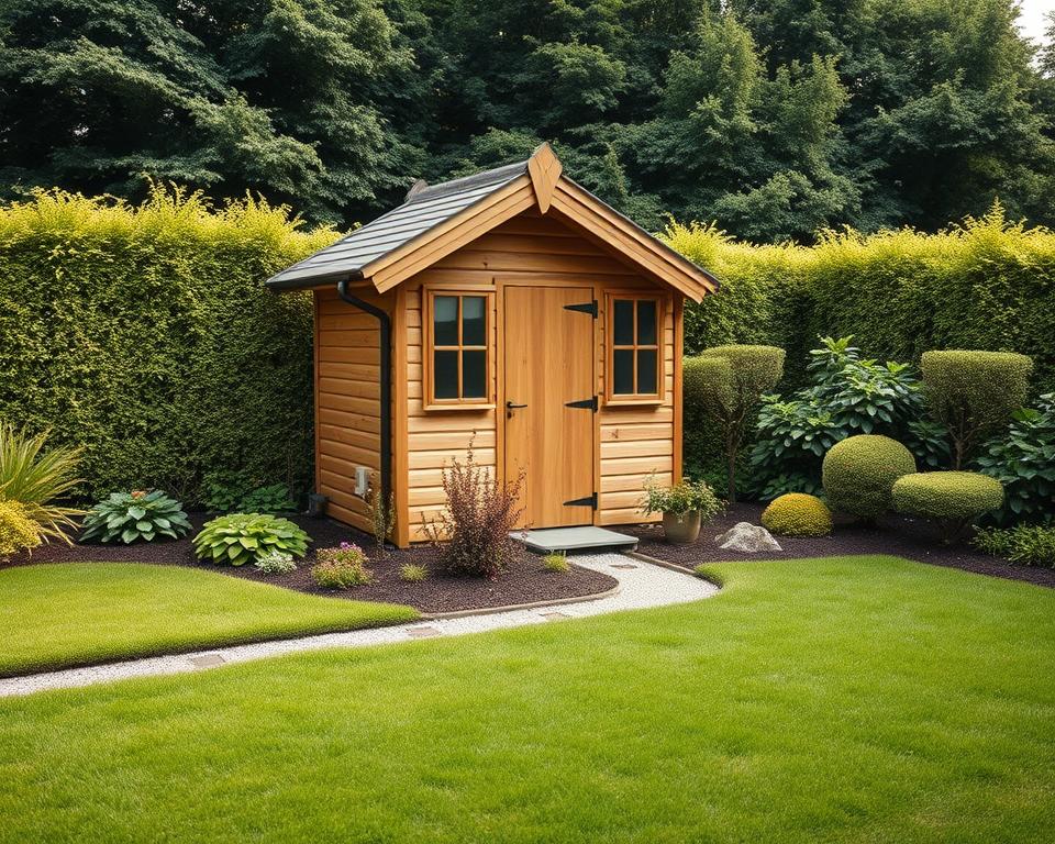 Wasserableitung Gartenhaus